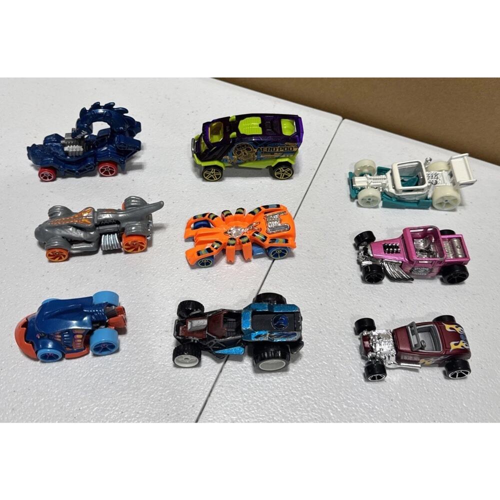 Lot Of 9 Hot Wheels Die Cast Maisto & More Cars Toy Cars Vehicles Motorcycle